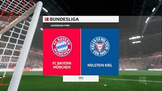 EAFC 25 BAYERN MUNICH VS HOLSTEIN KIEL [upl. by Rockel]