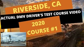 ACTUAL TEST ROUTE Riverside DMV West Behind The Wheel Drivers License Training Online Course Video [upl. by Nabe]