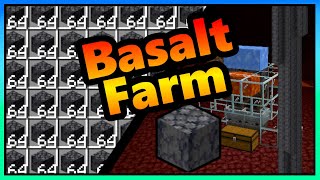 Minecraft Basalt Farm 120  121  How to make a Basalt Farm in Minecraft [upl. by Idissak]