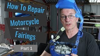 How To Repair Cracked and Broken Motorcycle Fairings Tutorial [upl. by Odradlig]