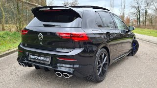 2021 VW Golf 8 R Performance 320HP  Start Revs Launch Control amp Accelerations Sounds [upl. by Gurney]