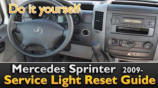 Mercedes Sprinter Service Light Reset [upl. by Fernald]