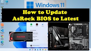 How to update BIOS AsRock motherboard BIOS update to the latest version [upl. by Wolfort]