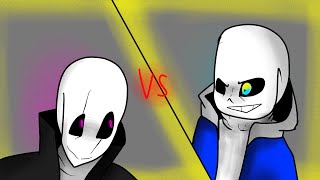 Sans vs WD Gaster Animation [upl. by Grosberg]