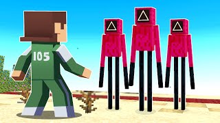 SQUID GAME VS MOBS In Minecraft [upl. by Siednarb569]