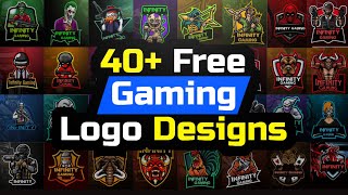 Free 40 Gaming Logo Designs  Best Logo for Gamers [upl. by Granthem738]