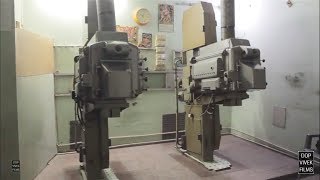 35mm Film Projector  Tour of a Movie Theater Projection Room HD [upl. by Bryna]