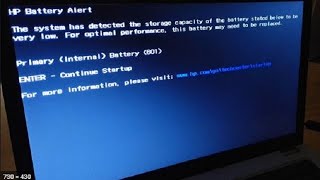 Error 601 internal battery 601 may need replacement [upl. by Spielman]