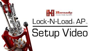 Hornady®  How to setup the LockNLoad® AP™ Reloading Press without Powder Through™ Expander [upl. by Eadnus784]