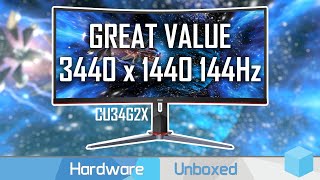 AOC CU34G2X Review The Best Value 1440p 144Hz Ultrawide Monitor [upl. by Mercola]