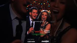 Michael Bublé amp Thalia  Feliz Navidad [upl. by Glennon]