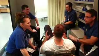 EMT Class 314 Restraint Training 2 [upl. by Pietje]