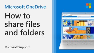 How to share OneDrive files and folders  Microsoft [upl. by Sophey269]