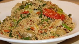 Mixed Vegetable Couscous Easy Meals [upl. by Halyhs]