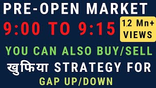 What is Pre Opening Session in Stock Market  How to trade in Pre Open Market [upl. by Riem]