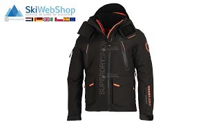 Superdry Ultimate Snow Rescue black  Ski jacket men  SkiWebShop [upl. by Ennairac]