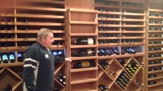 Custom Wine Cellar Design and Construction in Rumson NJ from Washington Valley Cellars [upl. by Naejeillib]