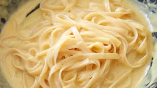 CREAMY CHEESY PASTA  PASTA WITH CHEESE SAUCE RECIPE [upl. by Studner889]