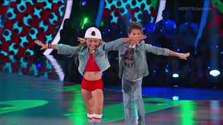 Sky amp JTs Salsa  DWTS Juniors [upl. by Gelya]