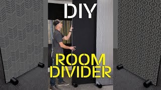 Easy DIY Room Divider Partition Wall for Privacy [upl. by Fenella648]