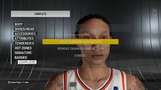 NBA 2K22 HOW TO EDIT WNBA PLAYER [upl. by Nnaed]