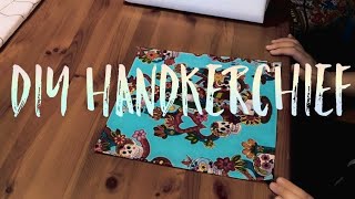 How I Sew HandkerchiefsHankies [upl. by Baudoin]