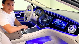 2022 Mercedes EQS 580  NIGHT Drive AMG FULL Review Interior Exterior [upl. by Lexie]