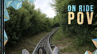 🇵🇱  Hill Szczęśliwicka  Gravity Slide  OnRide POV  A Mountain Coaster in the Middle of Warsaw [upl. by Selimah13]