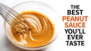 The Best Peanut Sauce Ever [upl. by Siul]