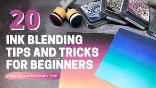 20 INK BLENDING Tips and Tricks for Beginners [upl. by Esoranna]