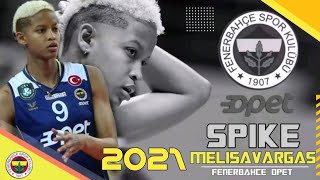 Melissa Vargas  Fenerbahce vsVakifbank  Türkey Volleyball League 2021 [upl. by Trella]