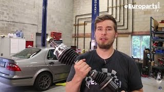 Saab 95 CV Axle Replacement DIY [upl. by Snook]