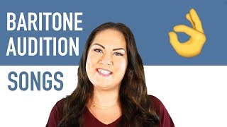 Best Audition Songs for Baritones  Musical Theatre [upl. by Keryt607]