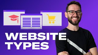 5 Website Types amp How To Design Them  Free Web Design Course  Episode 16 [upl. by Gnous]