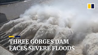 China’s Three Gorges Dam faces severe flooding as Yangtze overflows [upl. by Keelia59]