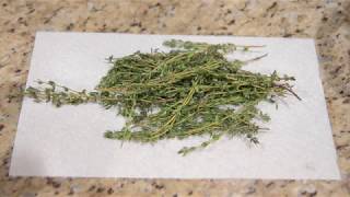 Dehydrating Herbs in the Ninja Foodi [upl. by Htrap]