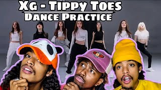 XG  Tippy Toes Dance Practice Fix Ver  Reaction [upl. by Thanos]