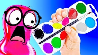 SATISFYING SQUISHY PAINT [upl. by Anastasius]