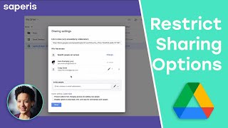 Google Drive Restrict sharing options on files [upl. by Lull525]