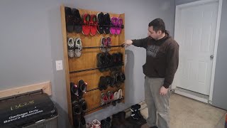 DIY Shoe Storage Rack How to Build [upl. by Ferde730]