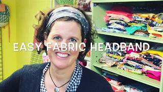 Simple Stylish Headband Sewing Tutorial [upl. by Honna]