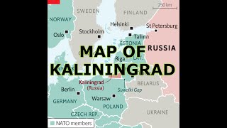 MAP OF KALININGRAD [upl. by Darmit466]