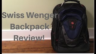 Swiss Wenger Backpack Review [upl. by Ennirroc392]