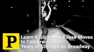 Learn 6 Signature Fosse Moves to Celebrate 23 Years of Chicago on Broadway [upl. by Carolyn83]