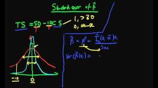 Variance of OLS estimators  part one [upl. by Gaillard]