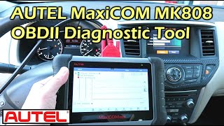 AUTEL MaxiCOM MK808 OBD2 Professional Scan Tool [upl. by Alracal984]