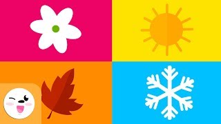 The four seasons of the year for kids  Which are the seasons  Spring Summer Autumn and Winter [upl. by Perrine681]