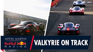 Valkyrie On Track  Max Verstappen and Alex Albon Drive The Hypercar For The First Time [upl. by Atinra]