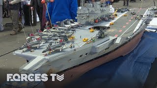 25 Years In The Making HMS Ark Royal In Miniature  Forces TV [upl. by Jonette225]