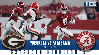 3 Georgia Bulldogs vs 2 Alabama Crimson Tide Extended Highlights  CBS Sports HQ [upl. by Liebowitz]